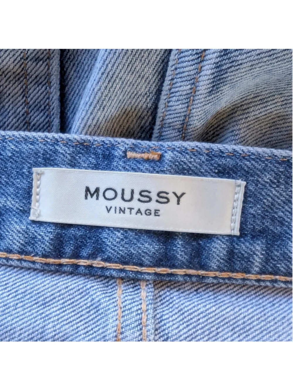 MOUSSY Vintage Keller Tapered Jeans Light Wash Denim Sz 28 - Picture 7 of 13